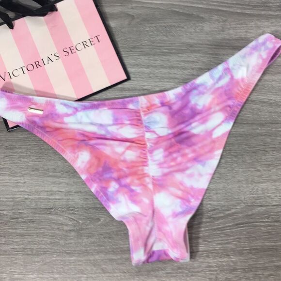 VS‎ TIE DYE SCRUNCH BIKINI SWIM BOTTOM NWT - Picture 4 of 5